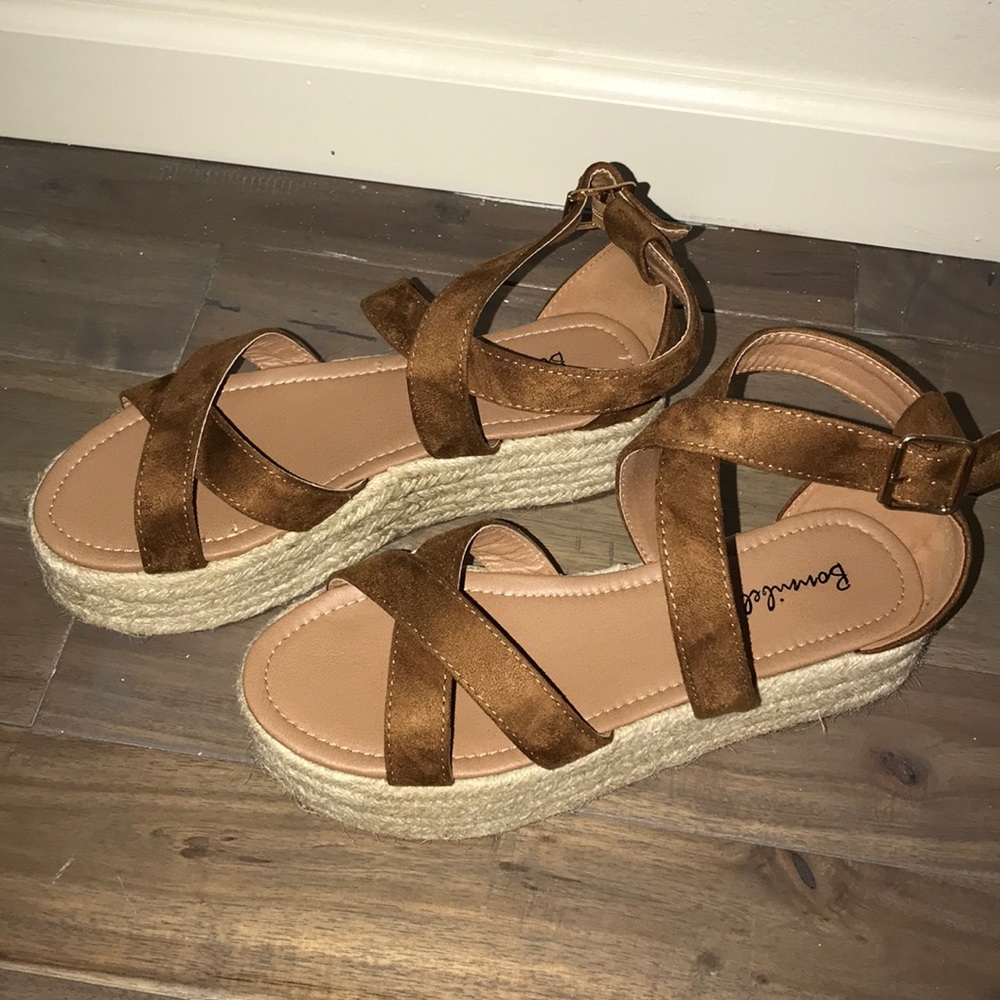 Brown Bonnibel platform sandals
